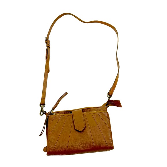 Lucky Brand Handbags - Lucky Brand Brown Leather Crossbody Bag
